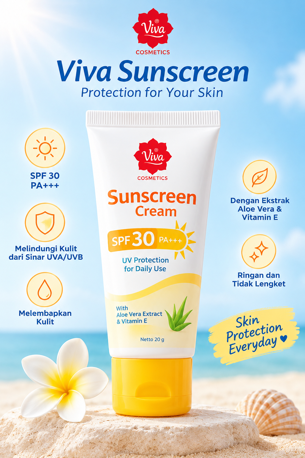 Viva Sunscreen SPF 30 PA+++